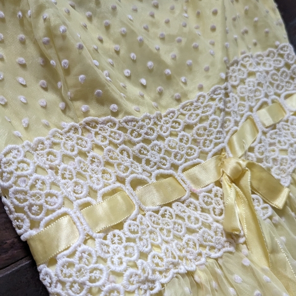 1950's 1960's SWISS DOT DRESS vintage party XS - Picture 8 of 10